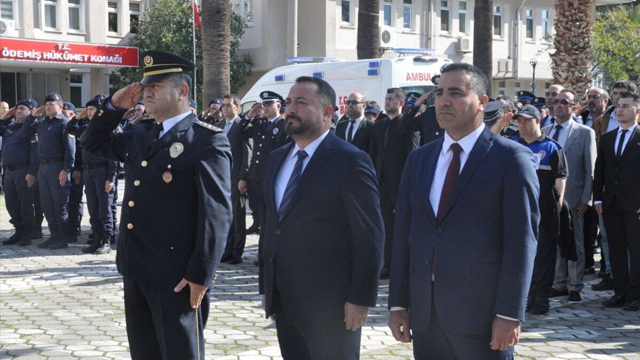 Ödemiş’te Türk Polis Teşkilatının 181. kuruluş yıl dönümü kutlandı